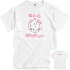 Party With A Purpose Tee White
