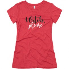 Ladies Slim Fit Super Soft Triblend Tee