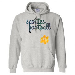 TV Footbal Glitter Hoodie