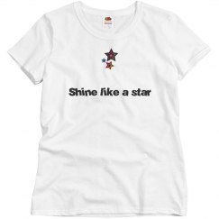 Shine like a star t shirt