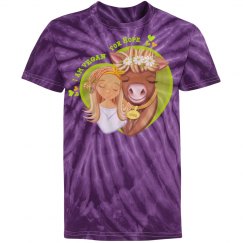 I AM VEGAN FOR HOPE TIE-DYE KIDS