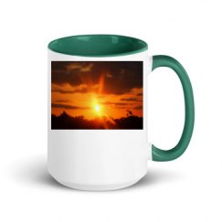 15oz Ceramic Mug with Color Inside