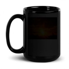 15oz Black Glossy Mug