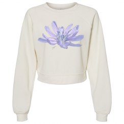 Blue Cornflower Lucy LaRue Fleece Sweatshirt