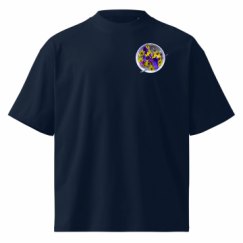 Unisex Organic Oversized High Neck T-Shirt