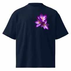 Unisex Organic Oversized High Neck T-Shirt