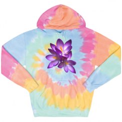 Unisex Tie-Dye Fleece Hoodie