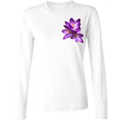 Ladies Relaxed Fit Basic Long Sleeve Tee