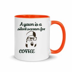 11oz Ceramic Mug with Color Inside