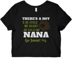 Ladies Slim Fit Crop Top Tee