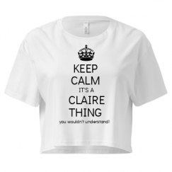 Ladies Festival Cali Crop Top Tee