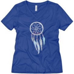 Ladies Relaxed Fit V-Neck Tee