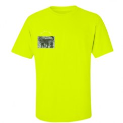 Unisex Ultra Cotton Safety Neon Crewneck Tee