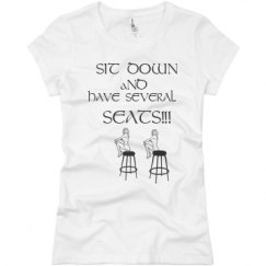 Ladies Slim Fit Basic Promo Jersey Tee