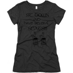 Ladies Slim Fit Super Soft Triblend Tee