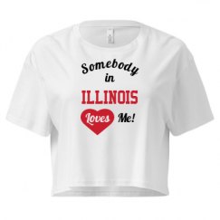 Ladies Festival Cali Crop Top Tee