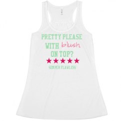 Ladies Flowy Racerback Tank
