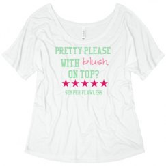 Ladies Flowy Slouchy Tee