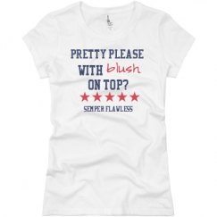 Ladies Slim Fit Basic Promo Jersey Tee