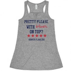Ladies Flowy Racerback Tank