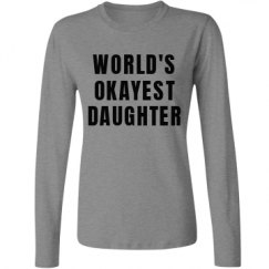 Ladies Relaxed Fit Basic Long Sleeve Tee