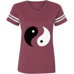 Ladies Relaxed Fit Vintage Sports Tee