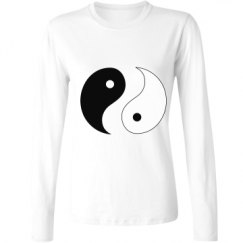 Ladies Relaxed Fit Basic Long Sleeve Tee