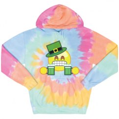 Unisex Tie-Dye Fleece Hoodie