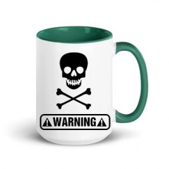 15oz Ceramic Mug with Color Inside