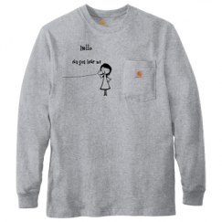 Unisex Carhartt Pocket Long Sleeve Tee