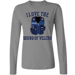 Ladies Relaxed Fit Basic Long Sleeve Tee