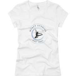 Ladies Slim Fit Basic Promo Jersey Tee