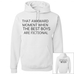 THAT AWKWAR MOMENT white hoodie