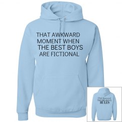 THAT AWKWARD MOMENT blue hoodie