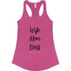 Ladies Slim Fit Racerback Tank Top