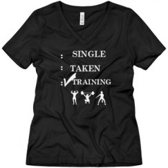 Ladies Relaxed Fit V-Neck Tee