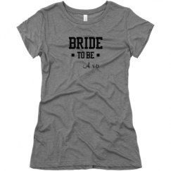 Ladies Slim Fit Super Soft Triblend Tee