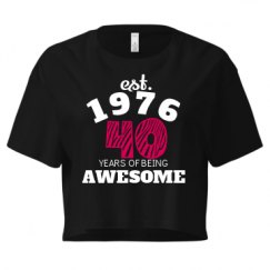 Ladies Festival Cali Crop Top Tee