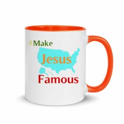 11oz Ceramic Mug with Color Inside