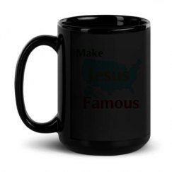 15oz Black Glossy Mug
