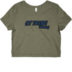 Ladies Slim Fit Crop Top Tee