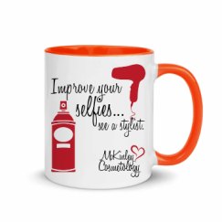 11oz Ceramic Mug with Color Inside