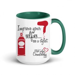 15oz Ceramic Mug with Color Inside