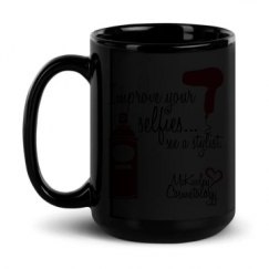 15oz Black Glossy Mug