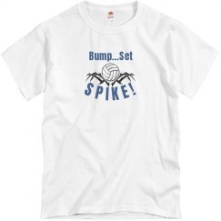 Volleyball Bump Set Spike grey