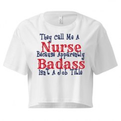 Ladies Festival Cali Crop Top Tee