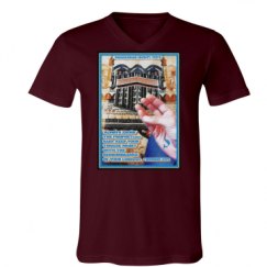 Unisex V-Neck Jersey Tee