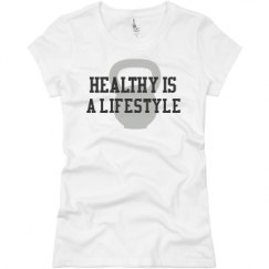 Ladies Slim Fit Basic Promo Jersey Tee