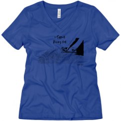 Ladies Relaxed Fit V-Neck Tee