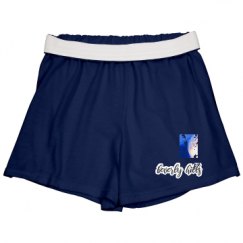 Slim Fit Cheer Shorts